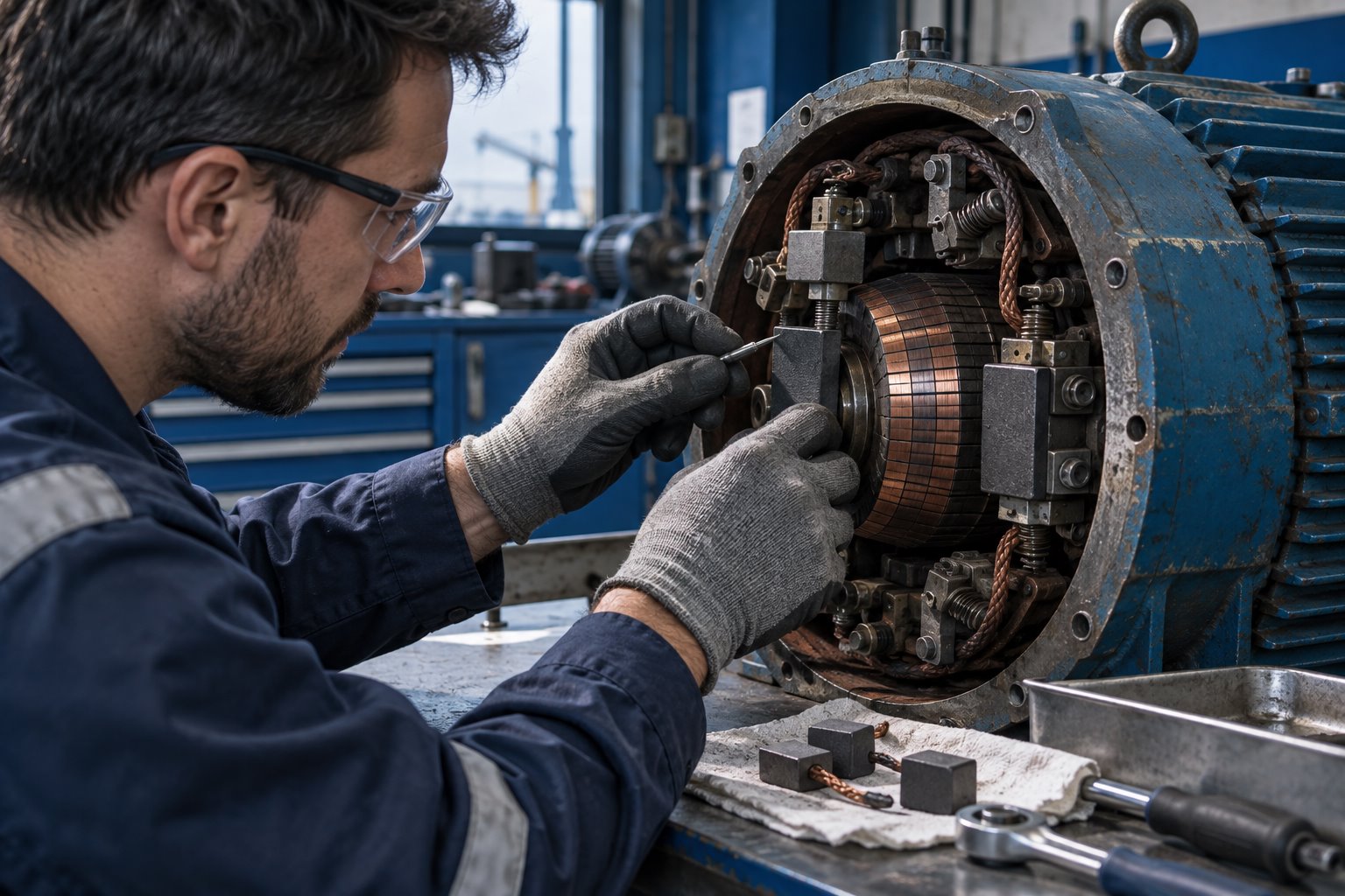 DC Motor Bakımı hizmet sayfası görseli